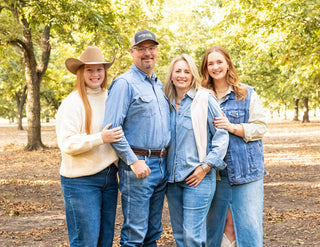 Landgraf Pecan Farm in Madill Oklahoma Family Photo