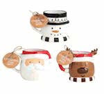 3-Piece Color Changing Christmas Mugs