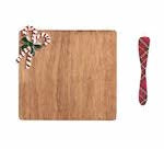 2-Piece Santa & Candy Cane Board Set